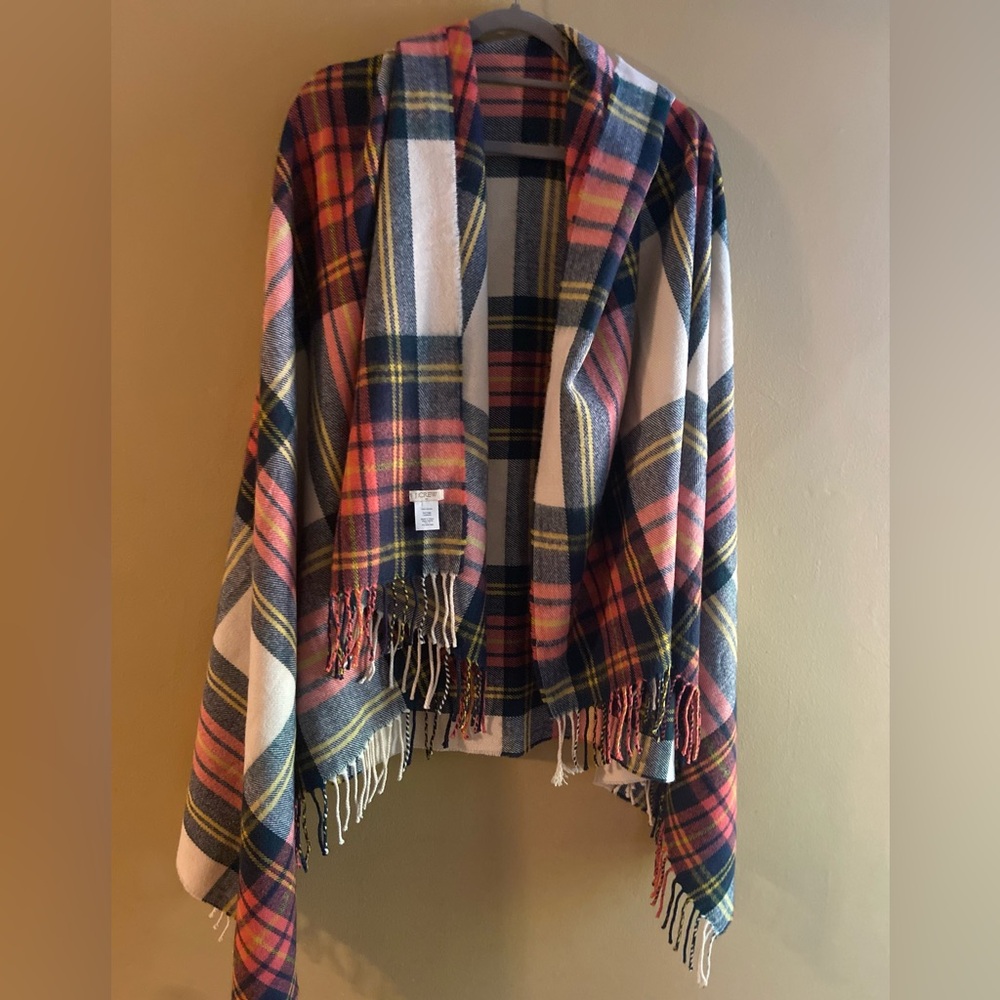 J Crew large “blanket” wrap